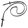 Wodze Dwustronne skórzane Stubben NT Extra Grip 9 stoperów hooks - czarne