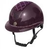 Kask Fair Play QUANTINUM W-V SPOTLIGHT SHINY VG  - szeroki daszek -jagodowy