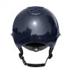 Kask Fair Play z szerokim daszkiem QUANTINUM W-V SPOTLIGHT SHINY  SILVER granatowy
