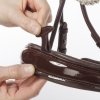 Ogłowie Anatomiczne Kavalkade „Florina”- nachrapnik angielski KavalSH4 - brązowe