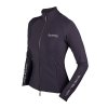 Bluza Jeździecka Damska Treningowa HORKA Excellence - bakłażanowy