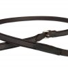 Wodze Dwustronne skórzane Stubben NT Extra Grip 9 stoperów hooks - brązowe