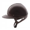 Kask Antares Shagreen Premium Glossy Eclipse - szeroki daszek - Brązowy