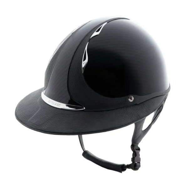 Kask Antares Premium Glossy Eclipse Carbon- szeroki daszek