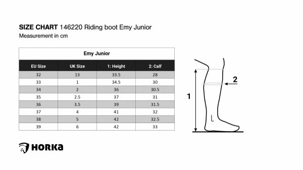 Oficerki ze skóry syntetycznej HORKA Emy JUNIOR - czarne