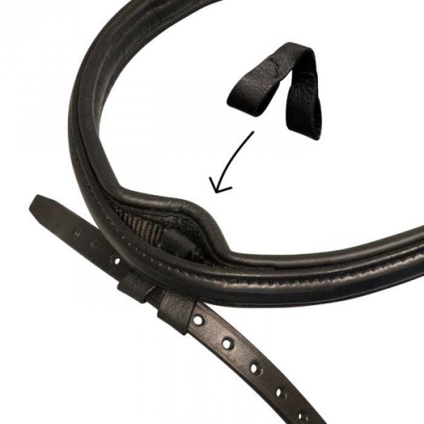 Ogłowie Anatomiczne STUBBEN ST Freedom II z funkcją Slide&amp;Lock - brązowe