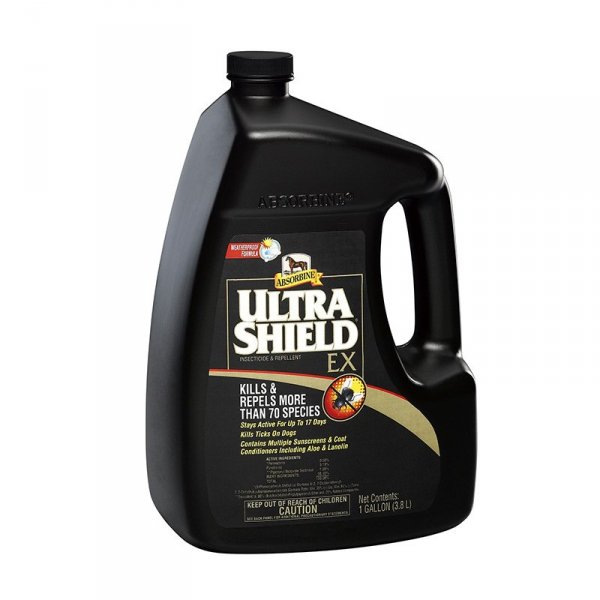 Absorbine UltraShield Black / Czarna - preparat przeciw owadom - Kanister – 3,8 l