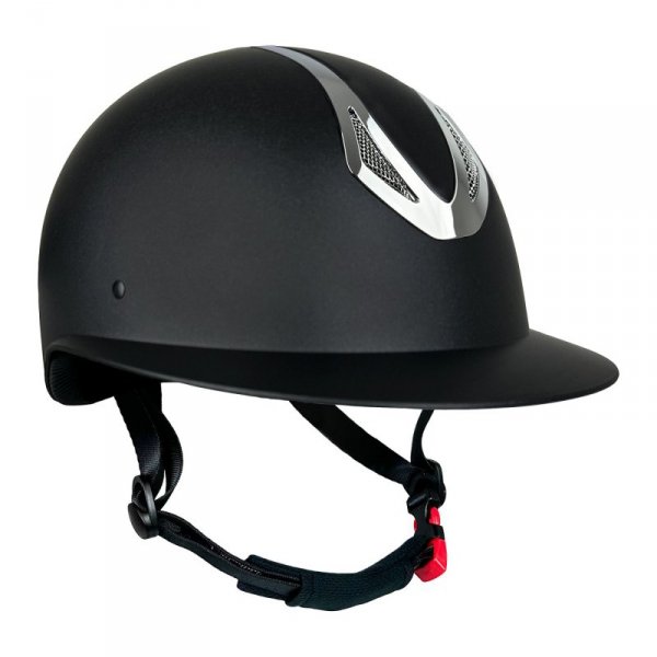 Kask z Szerokim Daszkiem York Amethyst Shiny Silver