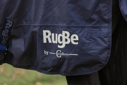 Derka zimowa dla koni Covalliero RugBe IceProtect 200 g - granatowa