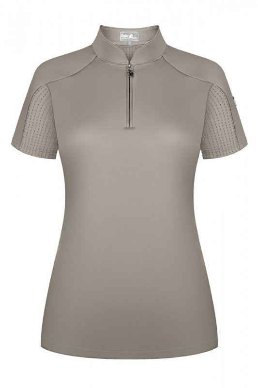 Jeździecka Koszulka Treningowa Fair Play RINA migdałowy