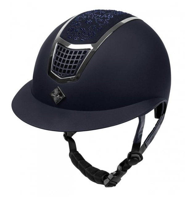 Kask Fair Play QUANTINUM Chic W-V szeroki daszek granat 