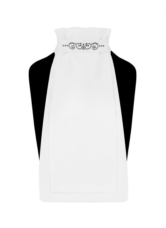Plastron Fair Play ANDREA CHIC biało-czar (38-40cm)