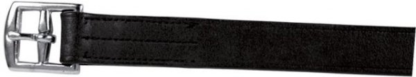 Puśliska API Standard czarny 125cm skórzane z niklowanymi sprzączkami