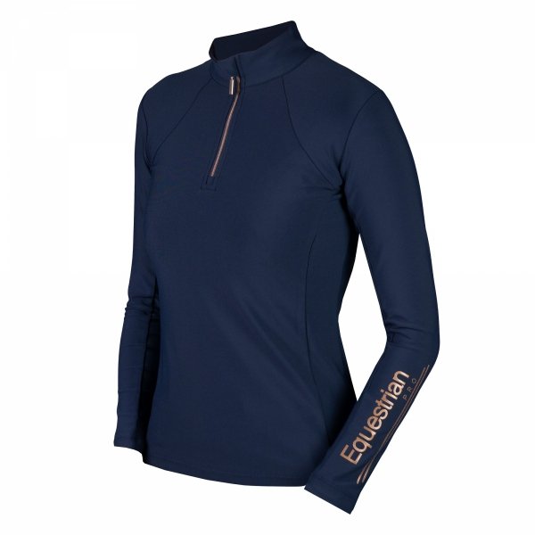 Koszulka Treningowa Longsleeve - Horka Luxury - granatowy / rosegold