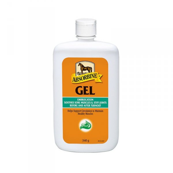 Absorbine Embrocation Liquid "VetLin" Gel 340 g – żel rozgrzewający i regenerujący dla koni