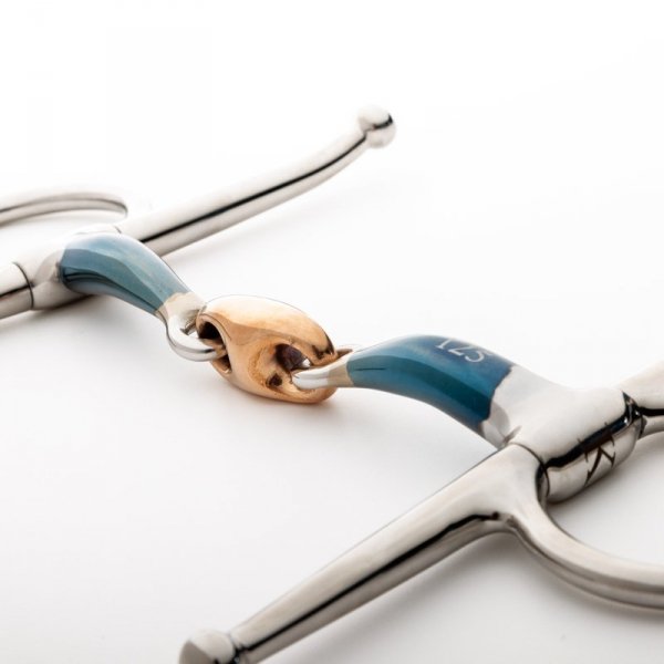 Wędzidło Anatomiczne Podwójnie Łamane z wąsami Kavalkade Ergonomic – Sweet Iron &amp; Lock Up