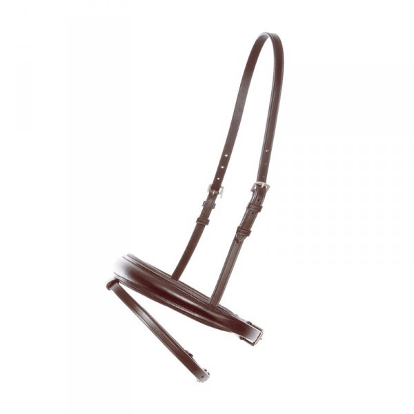 Nachrapnik Angielski ze skośnikiem Kavalkade "Cre8" - brązowy