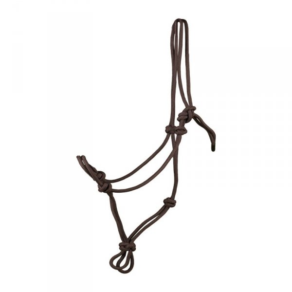 Kantar sznurkowy Horka ROPE HALTER BASIC - brązowy