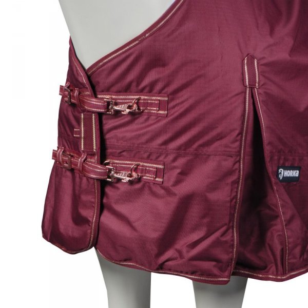 Koc outdoorowy Horka Dime 600D 200g bordowy