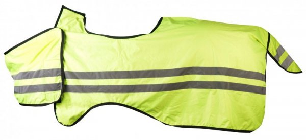 Czaprak jeździecki Horka Fluo Reflectie De Luxe żółty