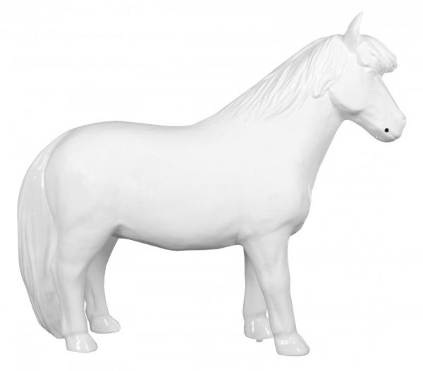 Czaprak jeździecki Horka Shetty 70 cm biały