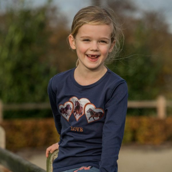 T-shirt Horka Pony niebieski