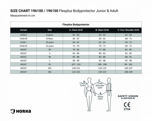 Kamizelka ochronna Horka Flexplus Junior różowa