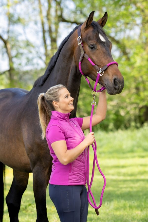 Kamizelka hybrydowa Combi waistcoat Covalliero SS2026 - light berry