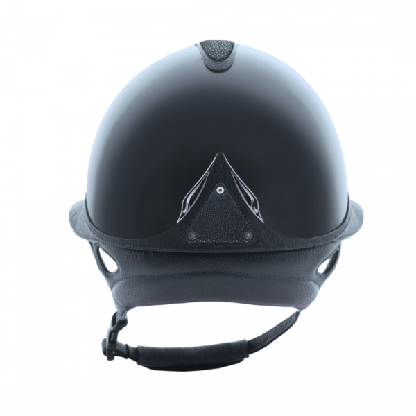 Kask Antares Shagreen Premium Glossy Eclipse - szeroki daszek - Szary