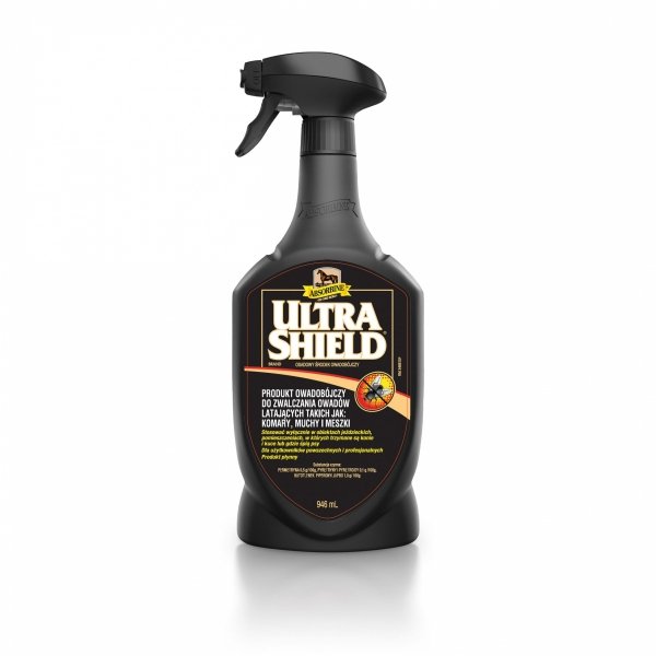 Absorbine UltraShield Black / Czarna - preparat przeciw owadom - Spray – 946 ml