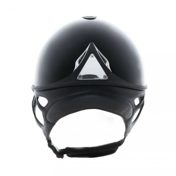 Kask Antares Premium Glossy Eclipse Czarny- standardowy daszek