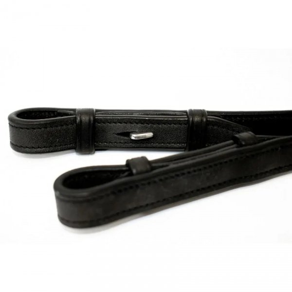 Wodze Dwustronne Antares Calf/Rubber Grip 5/8 - czarne