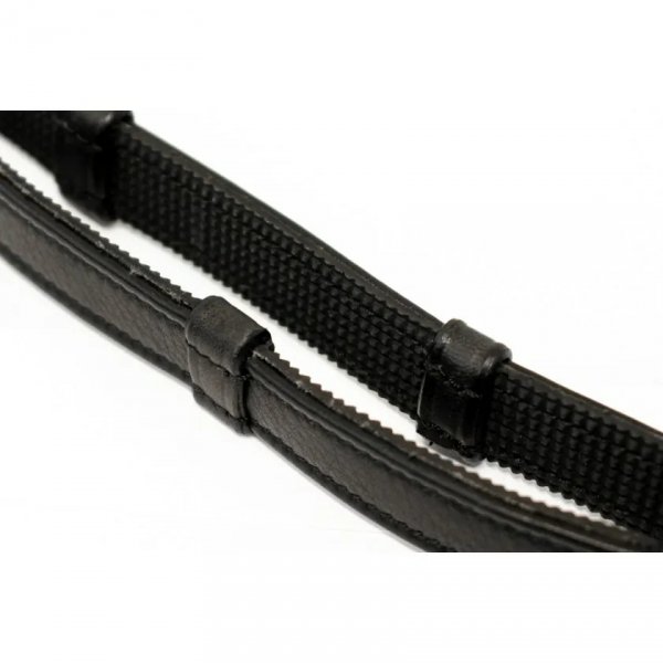 Wodze Dwustronne Antares Calf/Rubber Grip 5/8 - czarne