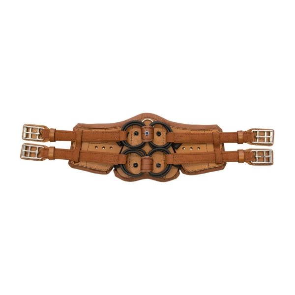 Popręg Ujeżdżeniowy Anatomiczny Equi Soft  dressage STUUBEN - COGNAC