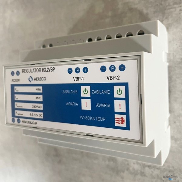 Regulator HX.2VBP do zasilania dwóch nasad VBP