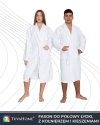 Szlafrok Classic Unisex Biały S/M 350 g/m2 