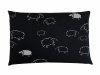 Poduszka z łuską gryki 40x60 wz. 8 baranki czarne