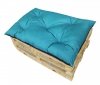 Poduszka ogrodowa na paletę - siedzisko 120x80 wz. niebieski