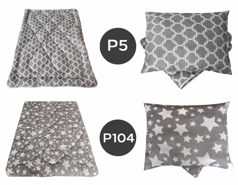 Kołdra poliestrowa LETNIA 160x200 + 2 poduszki 70x80 ProduktPolski