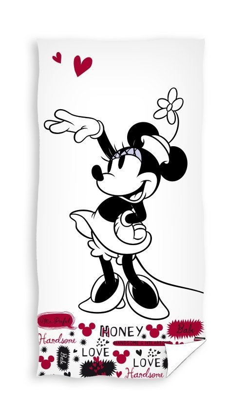 Ręcznik licencyjny - Myszka Minnie - rozmiar 70x140 wz. MCK20703