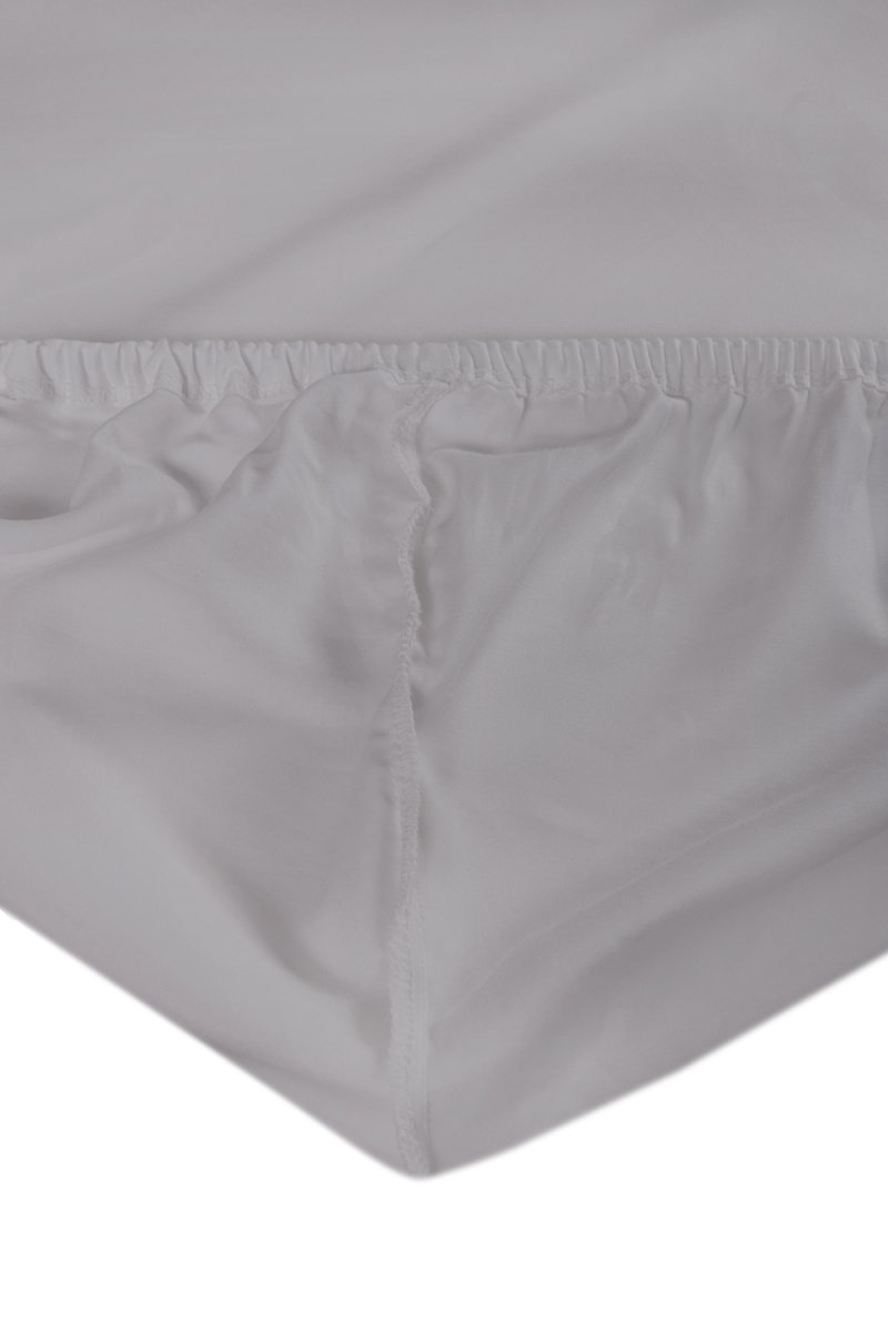 Prześcieradło PREMIUM jersey z lycrą na wysoki materac 90x200 z gumką wz. 42B szary