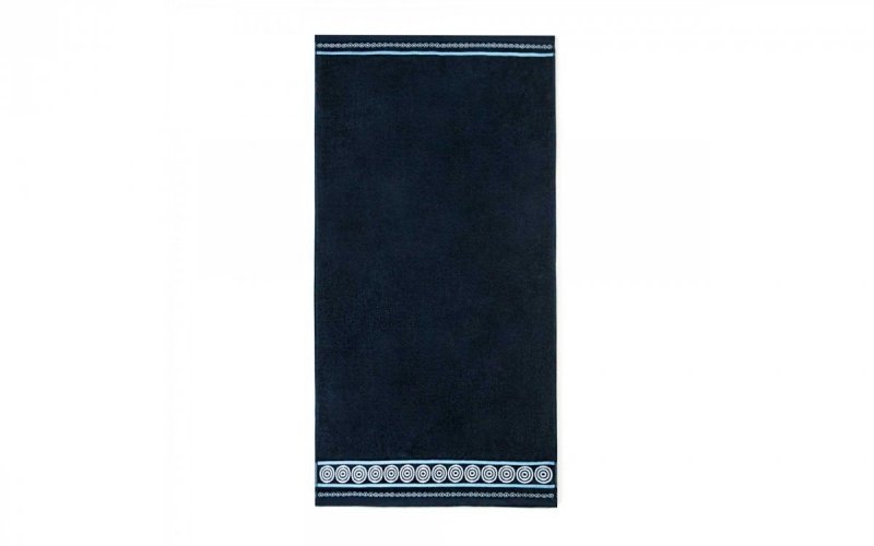 Ręcznik z bawełny egipskiej RONDO 2 50x90 wz. atrament