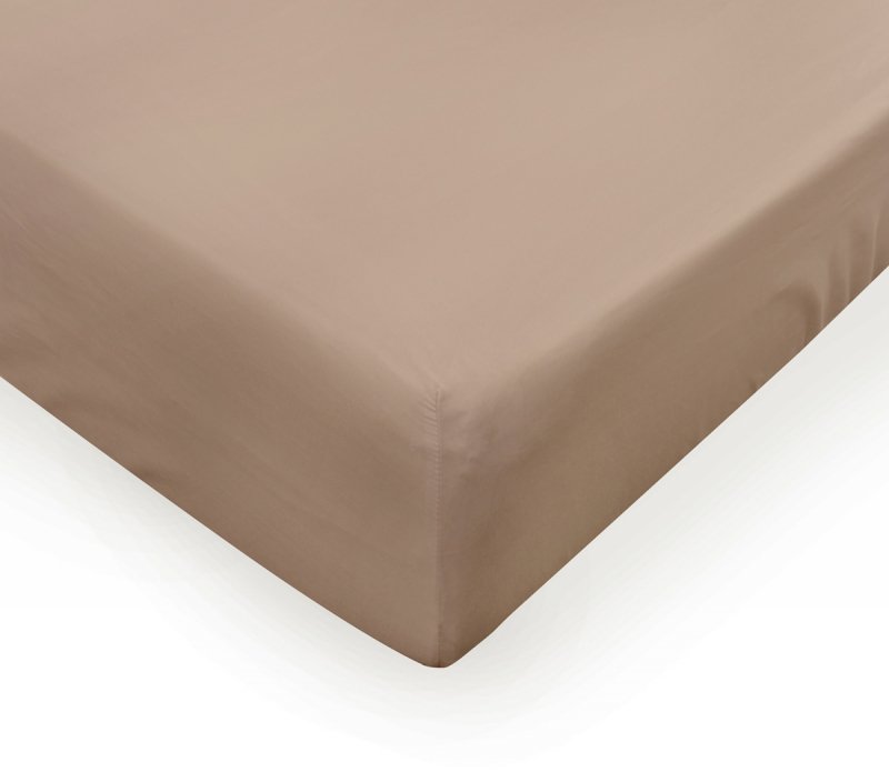 Prześcieradło PREMIUM jersey z lycrą na wysoki materac 120x200 z gumką wz. 16B beż