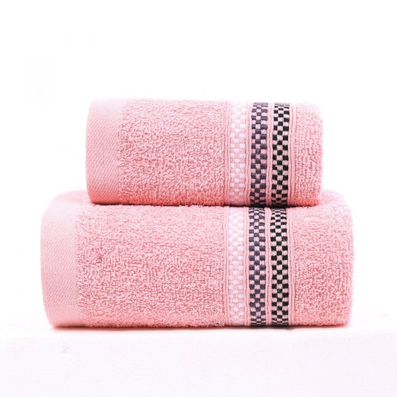 Ręcznik bawełniany PJ-74 50x100 kolor jasny róż