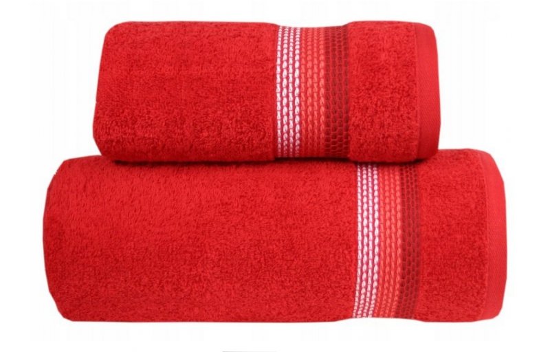 Ręcznik OMBRE 70x140 kolor czerwony