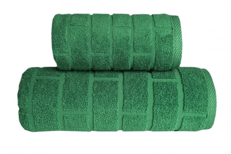 Ręcznik BRICK 70x140 kolor zielony