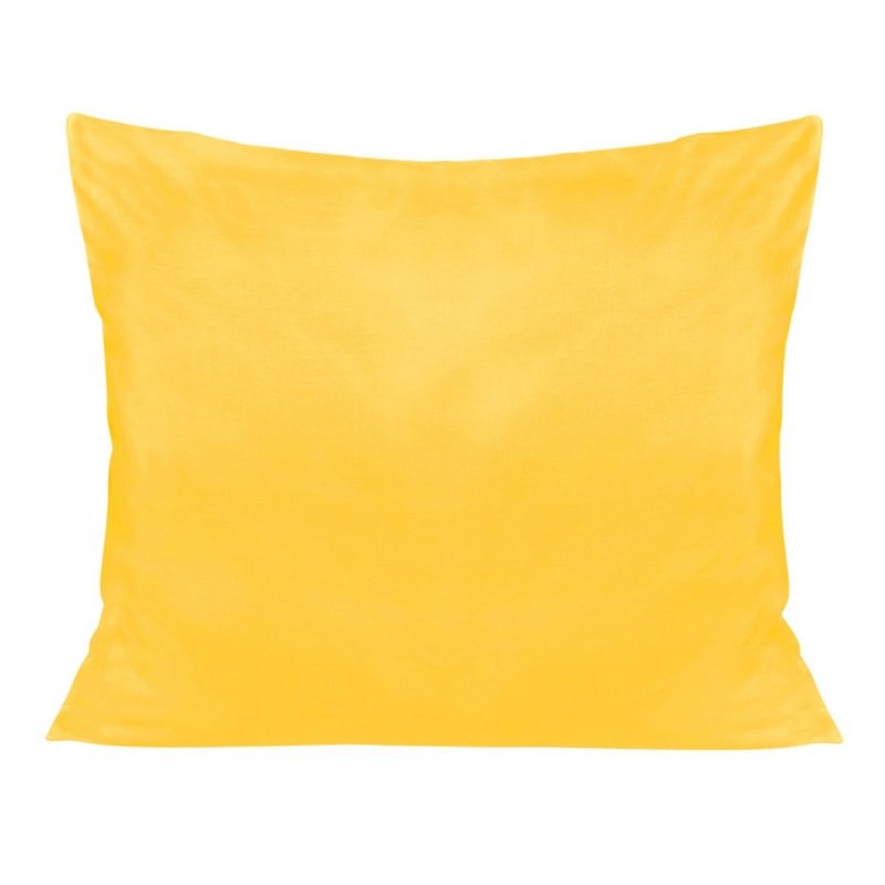 Poszewka na poduszkę 50x60 - 100% bawełna satynowa DARYMEX, zapięcie na zamek wz. żółtko 004