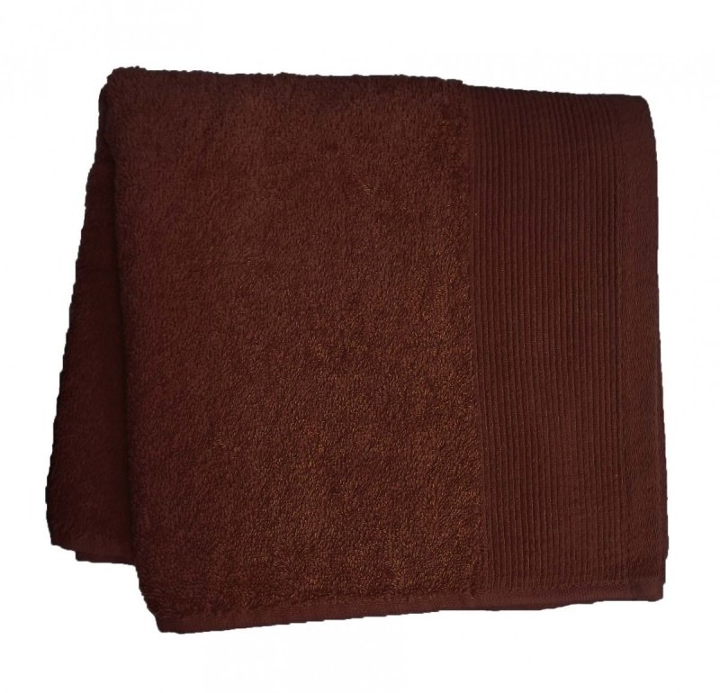 Ręcznik jednobarwny AQUA rozmiar 70x140 brąz