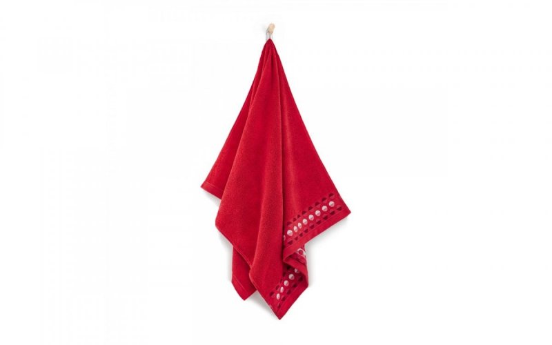 Ręcznik z bawełny egipskiej ZEN 2 50x90 wz. papryka