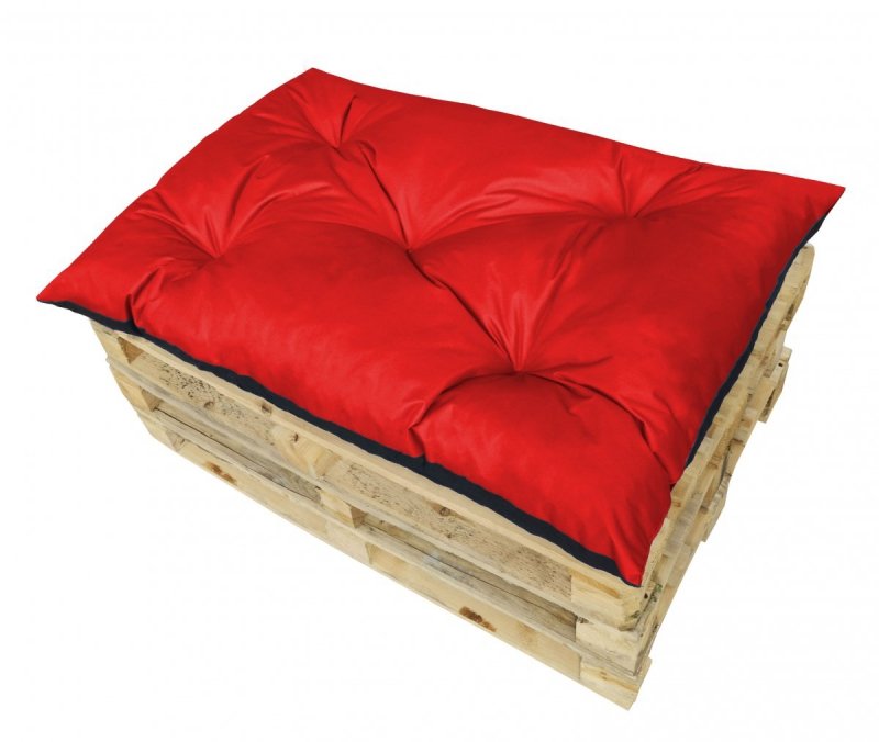 Poduszka ogrodowa na paletę - TWÓJ ROZMIAR - 0,1 m2 wz. Czerwony
